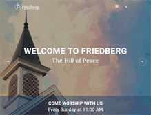 Tablet Screenshot of friedbergmoravian.org